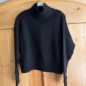 Black Turtleneck Sweater